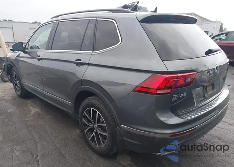 2021 Volkswagen Tiguan 2.0T Se/2.0T Se R-Line Black/2.0T Sel from USA, damaged, VIN 3VV3B7AX3MM094343